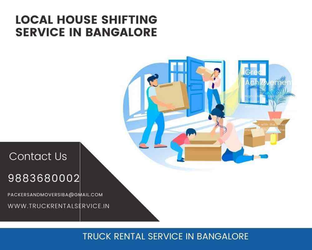 Local House Shifting Service in Bangalore